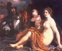 Guercino - Venus, Mars and Cupid